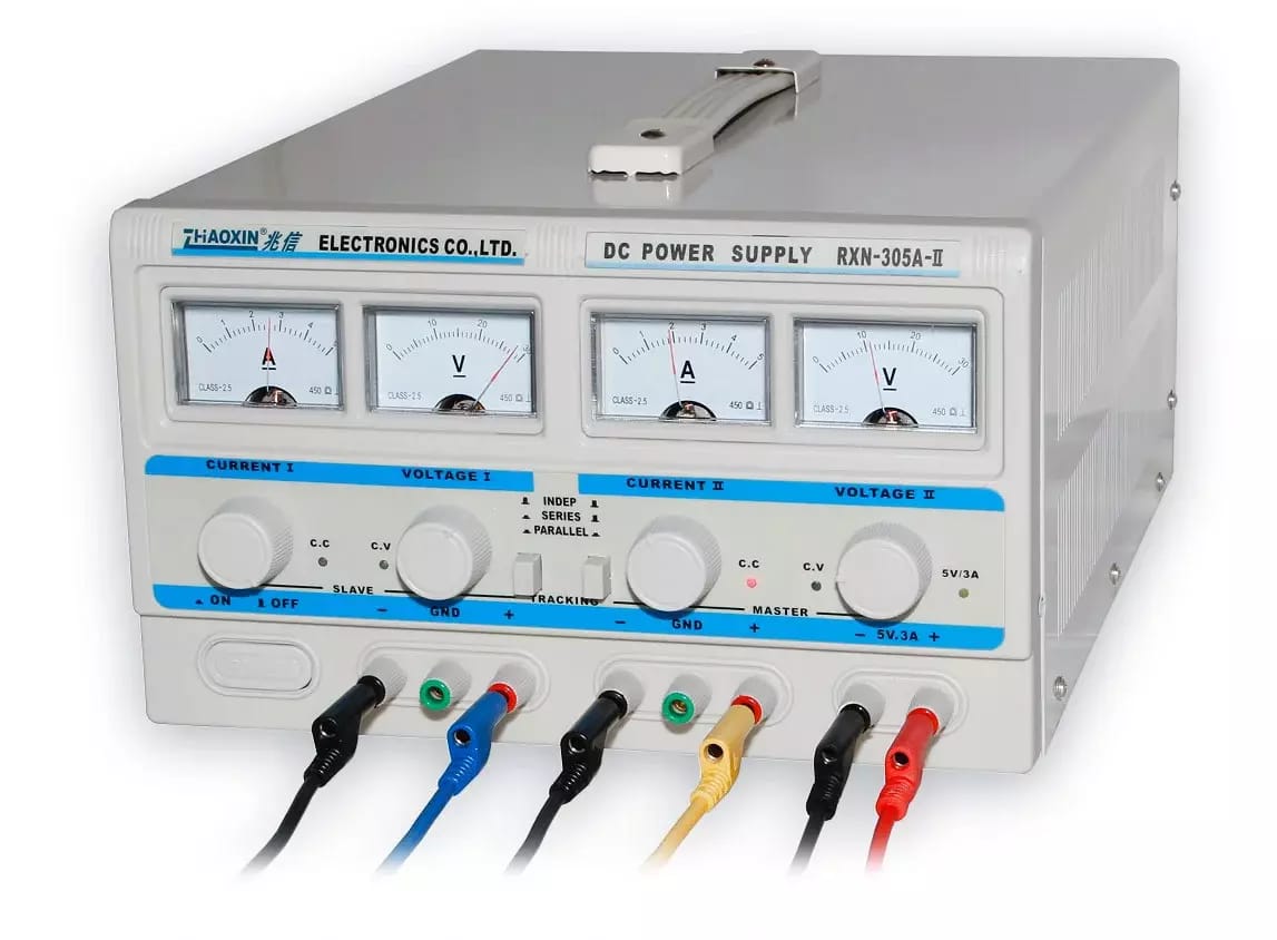 Dvojitý laboratorní zdroj RXN-305A-II - 2x30V/5A, 60V/5A, 30V/10A