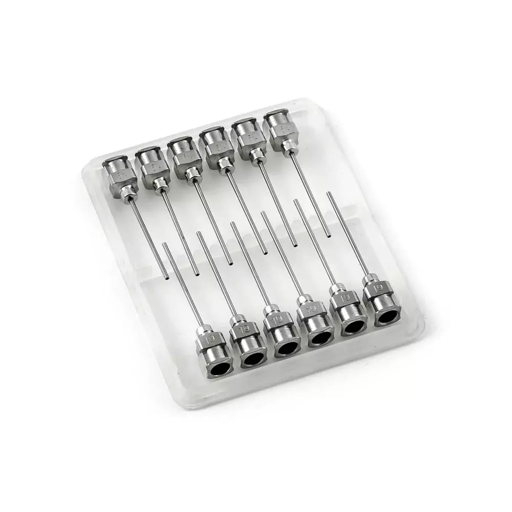 Nerezové dávkovací jehly 19G 1\" set 12ks