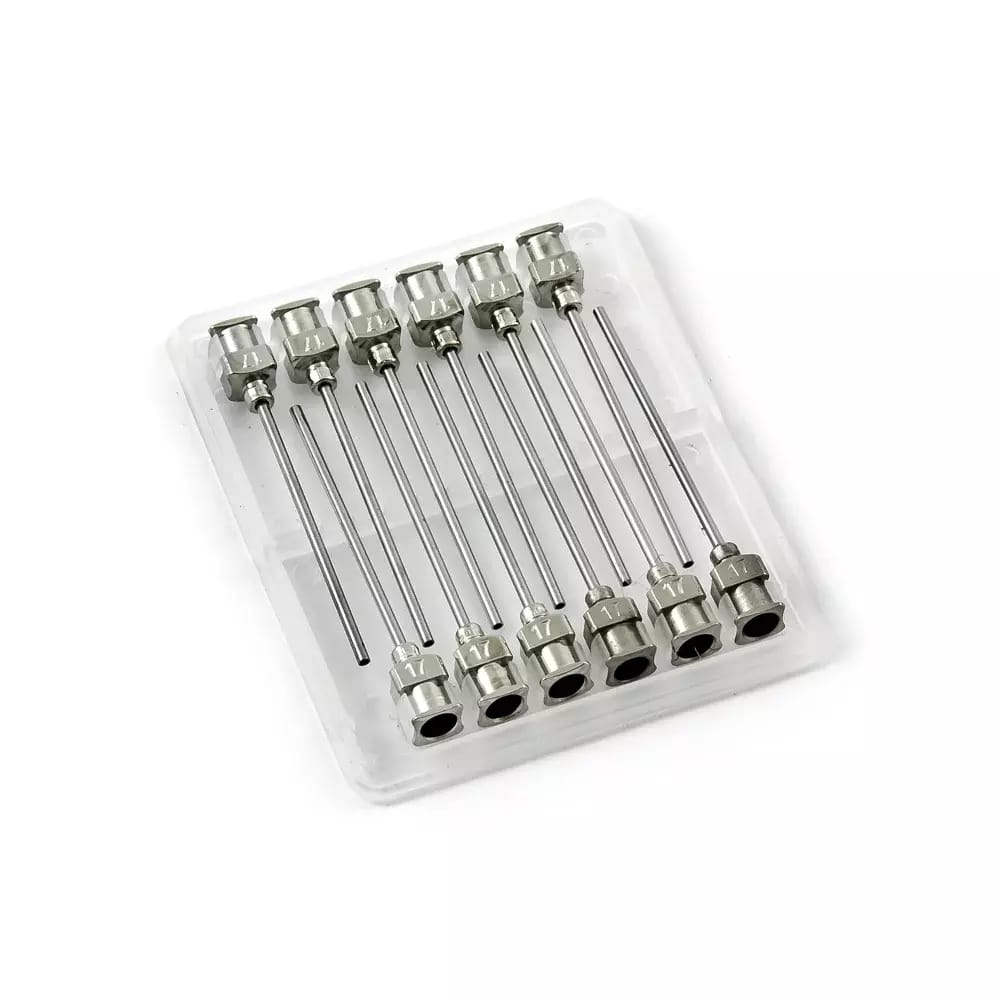 Nerezové dávkovací jehly 17G 1,5\" set 12ks
