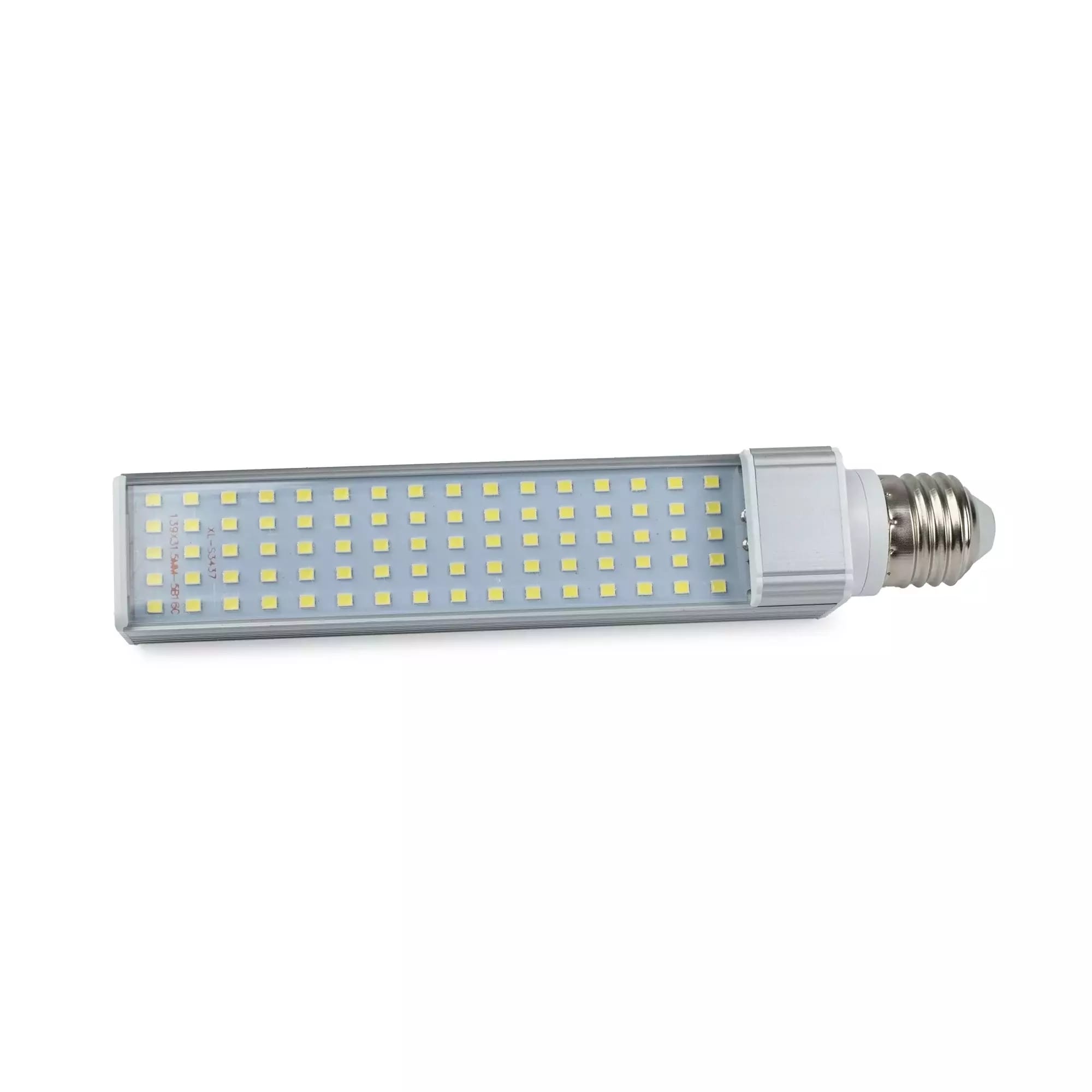 LED žárovka E27, 80xLED, hliníkový chladič, 6000K, 1200lm, 9W