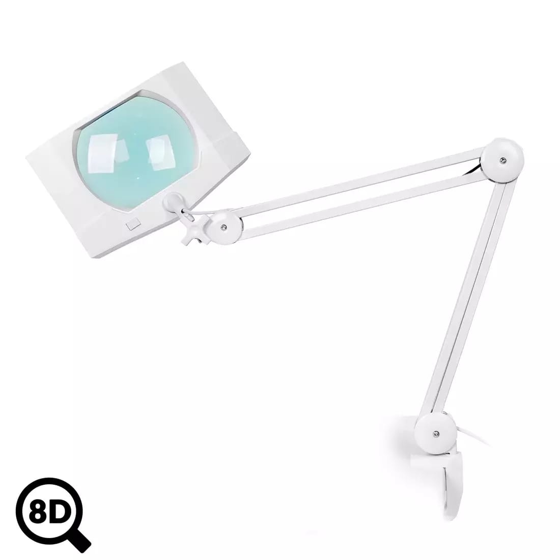 Servisní LED lampa Mega s regulací a velkoplošnou lupou 8D