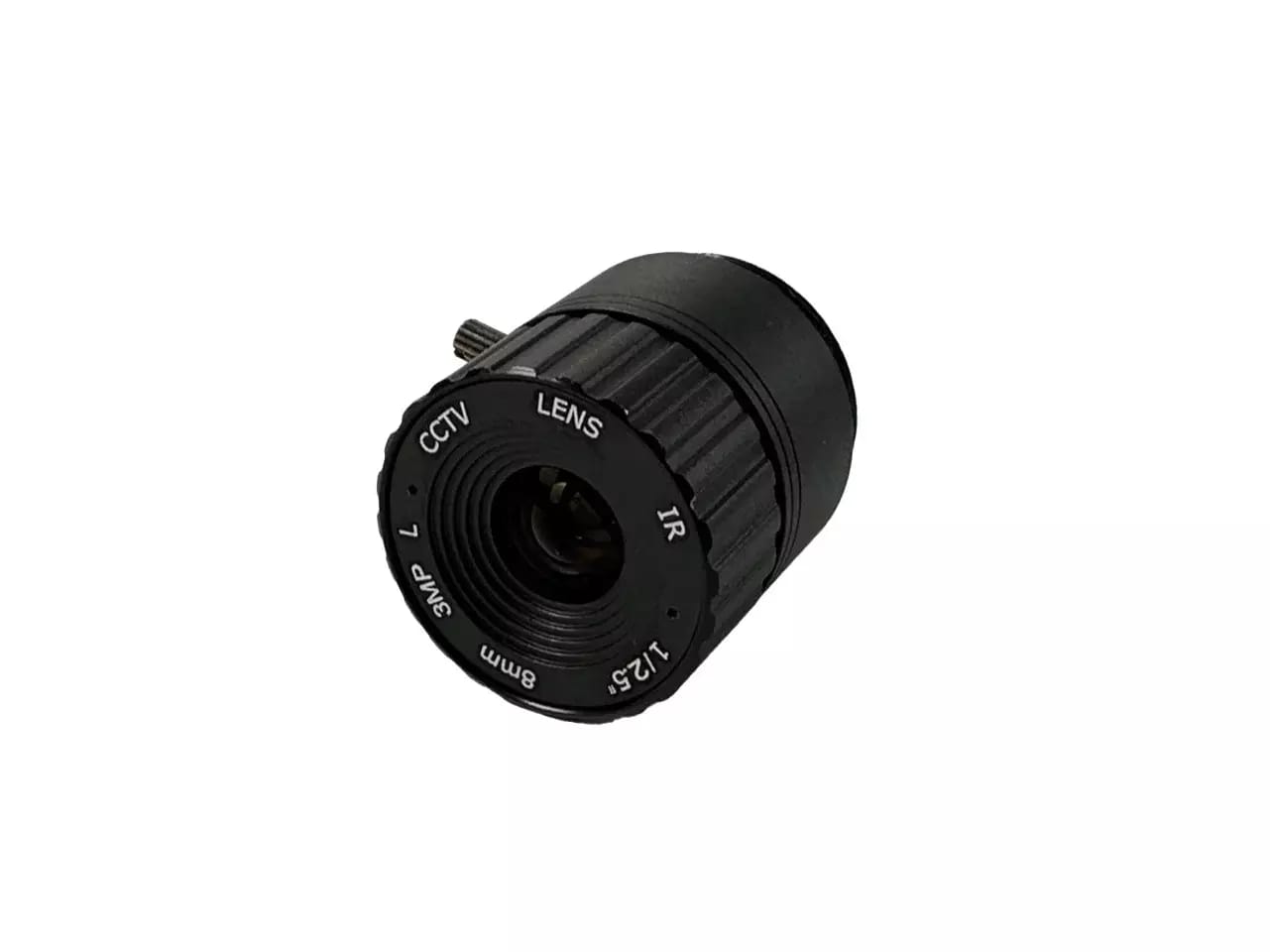 CCTV objektiv CS-Mount ohnisko 8mm, světelnost F1.2