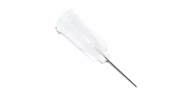 Lepené dávkovací jehly s nerezovou kanylou 12,7mm čirá 27G 1ks