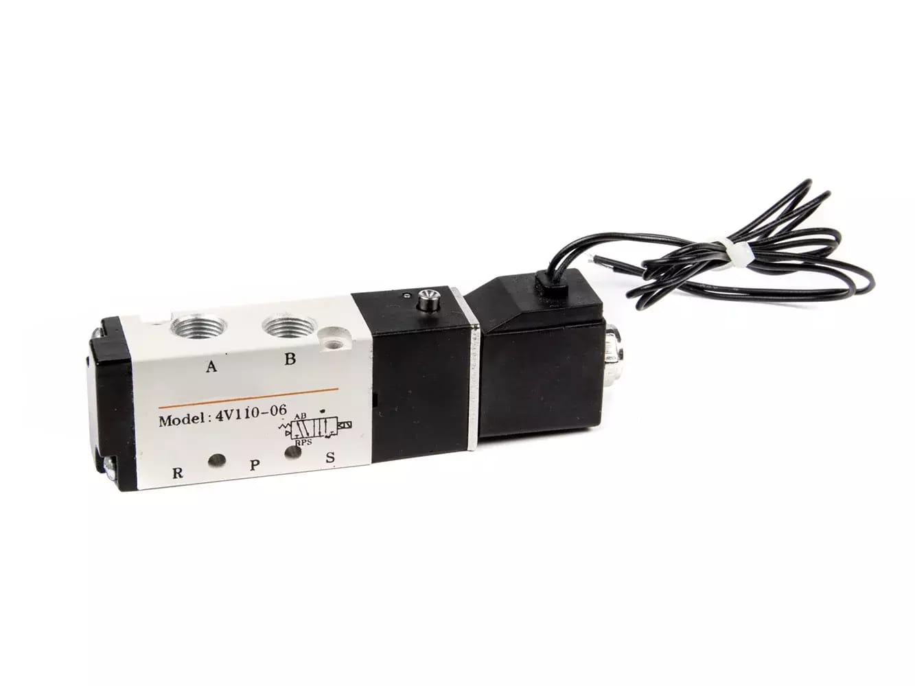 Elektrický řízený vzduchový ventil (Solenoid) DC12V G 1/8\" 4V110-06