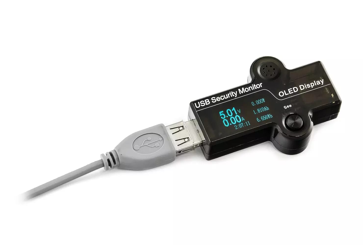 Multifunkční USB tester (multimetr) 0.96\" OLED displej