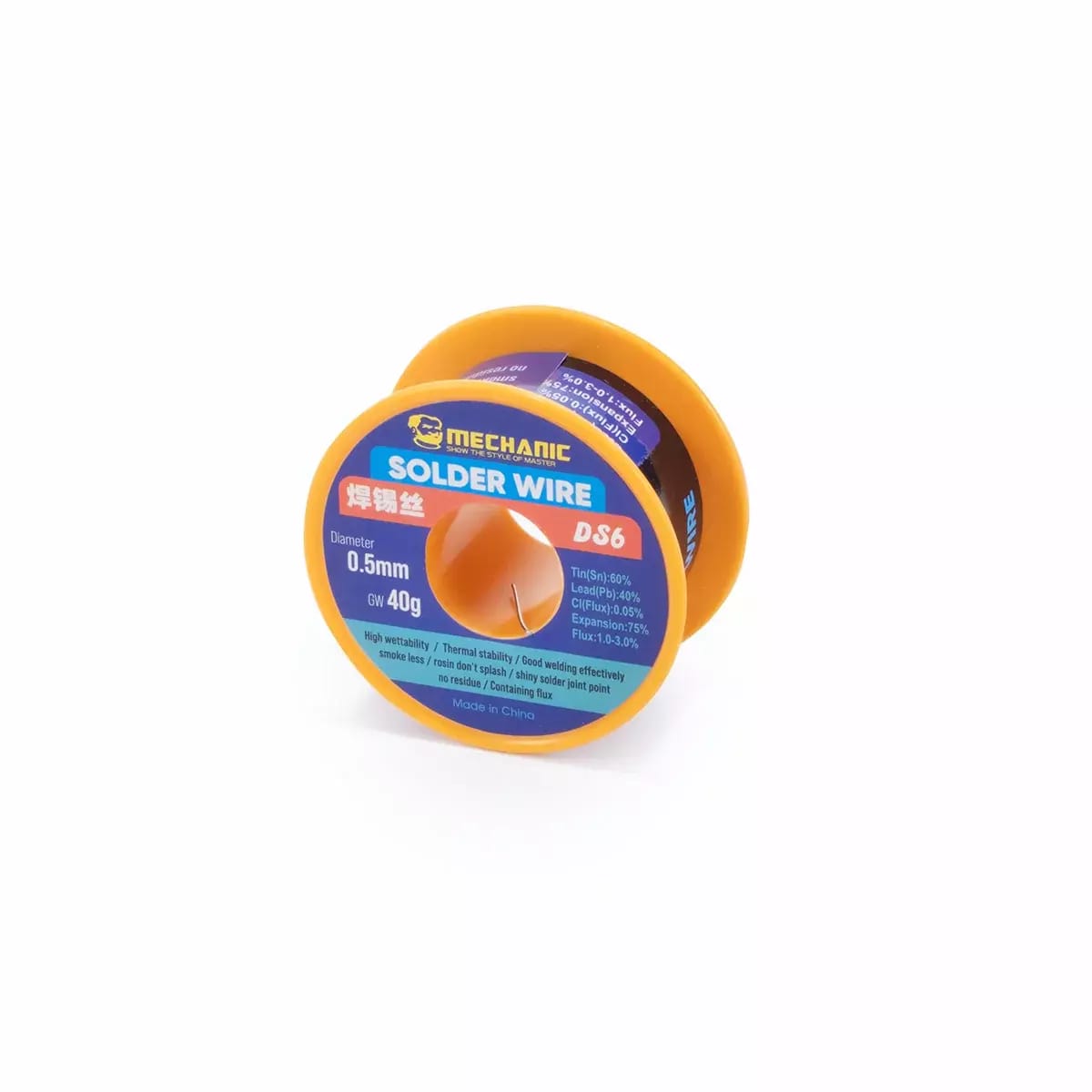 Trubičkový cín 0.5mm Sn60Pb40 40g