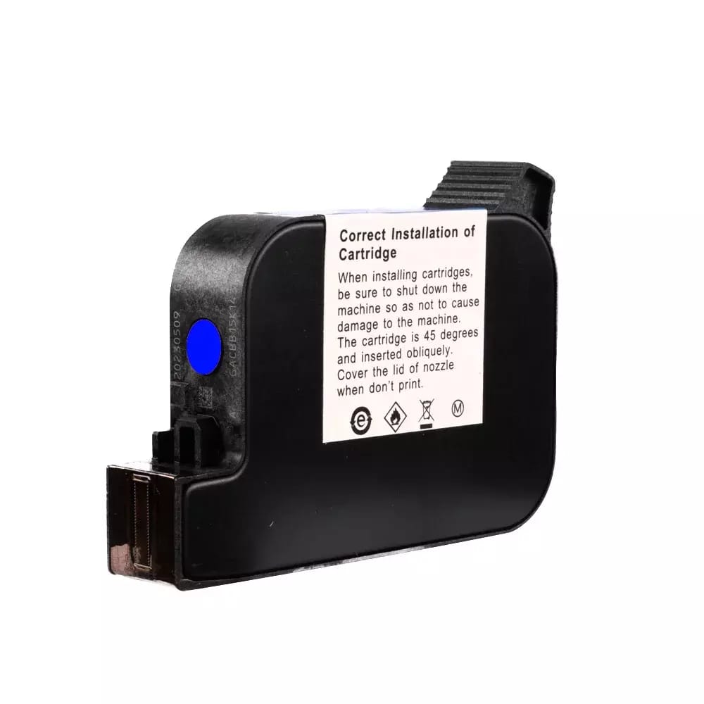 Inkoustová solvent cartridge  YAOMATEC 42ml - modrá