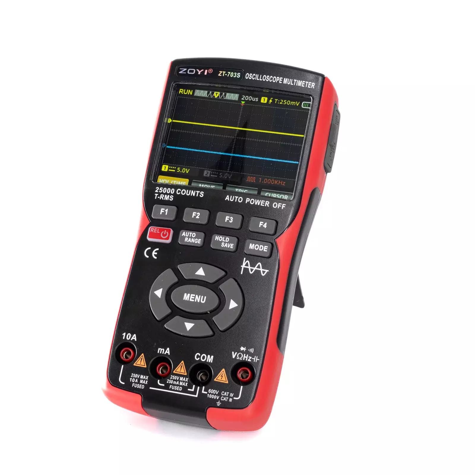 ZOYI ZT-703S 3V1 - multimetr s osciloskopem a generátorem funkcí