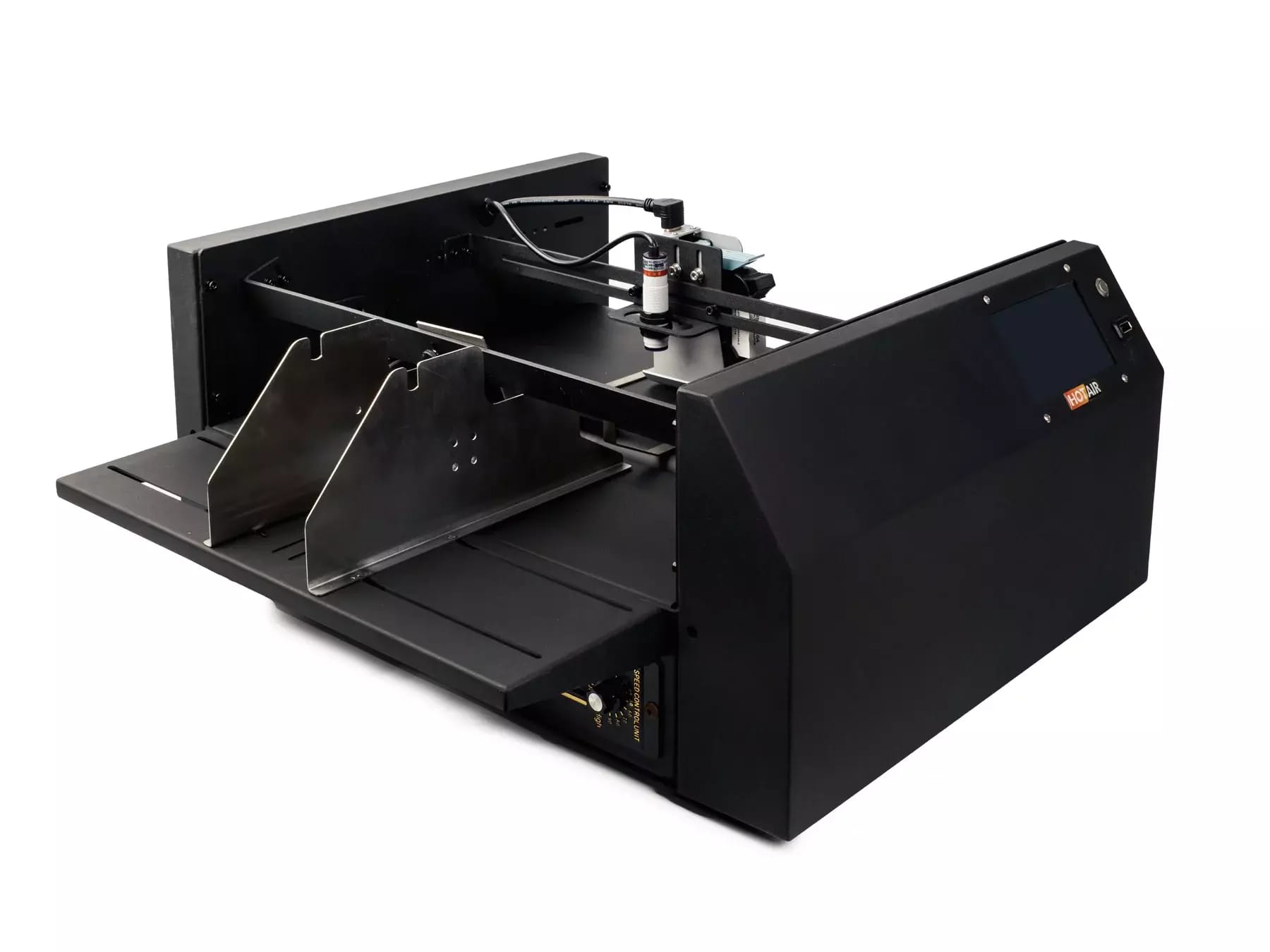 Automatická inkjet tiskárna s podavačem pro potisk obalů, sáčků a doypacků